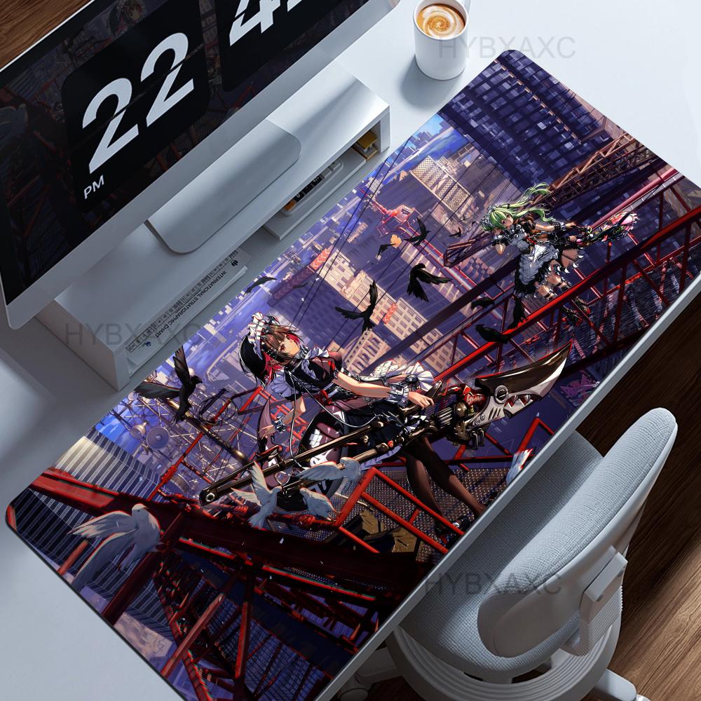 Zenless Zone Zero Gaming Mice Mat Hybxaxc Computer Gamer Keyboard Cute Hd Anime Mouse Pad Ellen Nonslip Office Desk Pad
