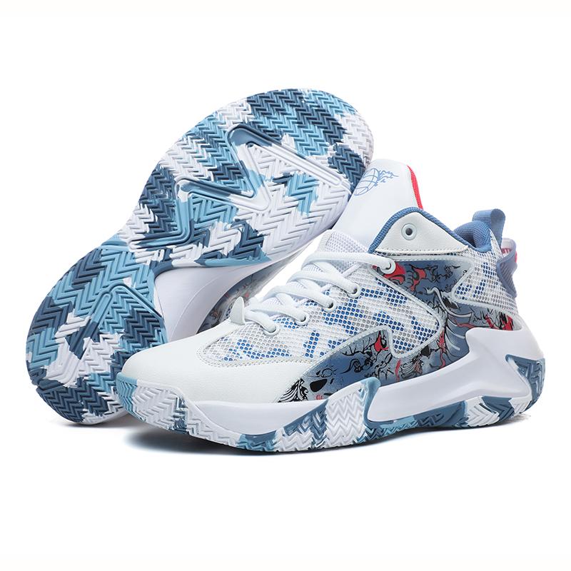 Мужская баскетбольная обувь Обувь для спорта на открытом воздухе Кроссовки для тренировок в помещении для студентов Высококачественные кроссовки Детская баскетбольная обувь