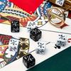 10Pcs 16mm 6 Side Dice Counters +1/1 Counting Dice And Dual Color Positive And Negative Compatible With Card Game Accessories