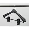 Sawafuji E-SENSE Expert 43 Jumbo Clothes Hanger, Black, 430mm Wide, Made in Japan, for Skirts, Pants, Jeans, Shape-Retaining, Non-Slip, Non-Marking, w