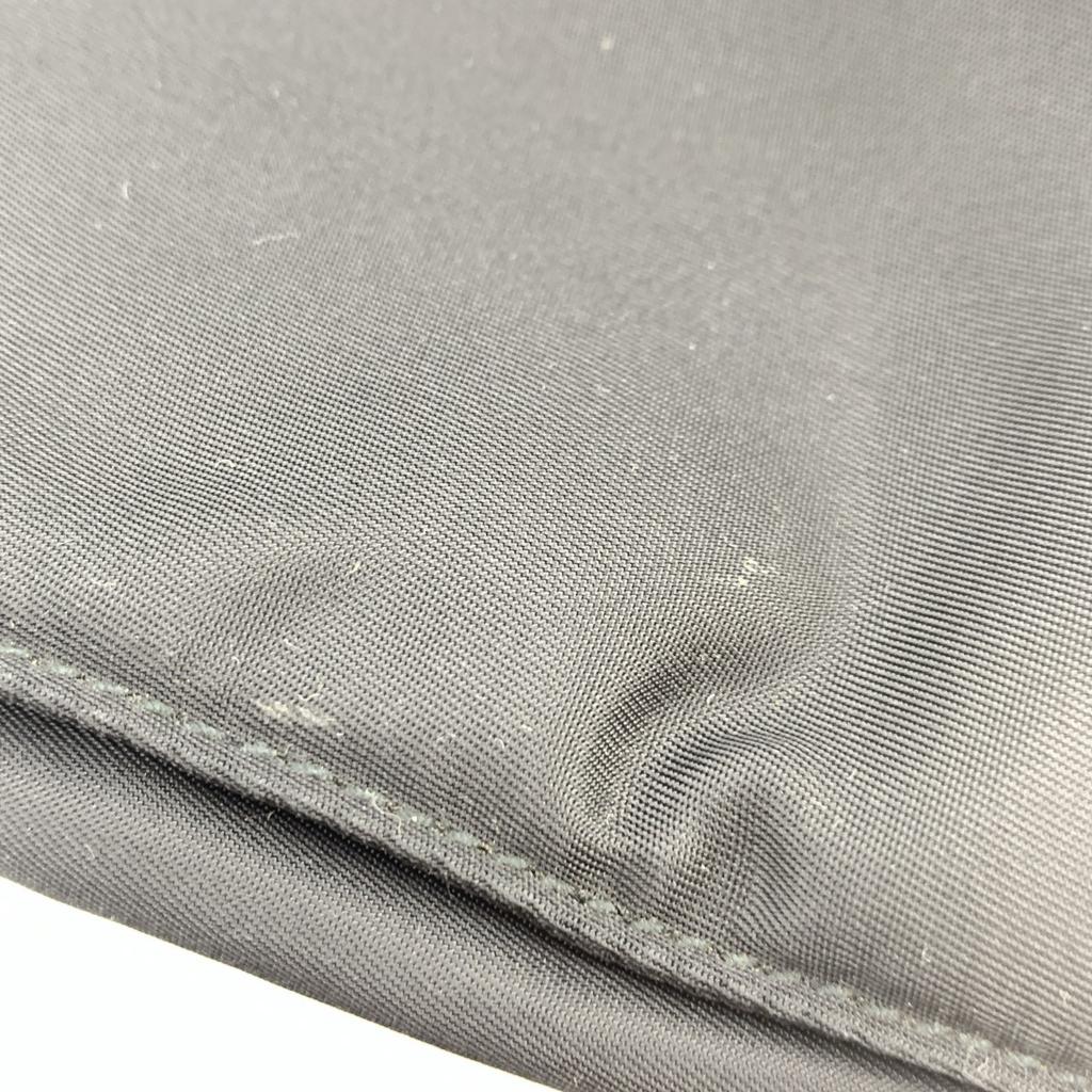PRADA Handbag Tote Shoulder Bag Tessuto Nylon Single Semi Shoulder Plastic Handle Arm Black