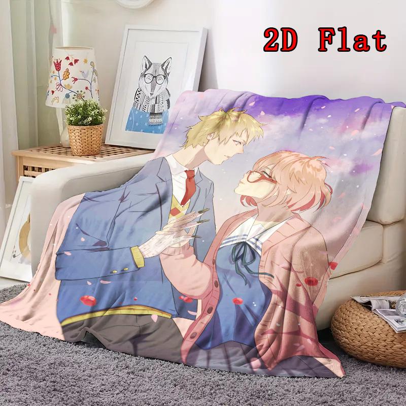 Beyond the Boundary 2D Flat Pattern Flannel Blanket High quality All Seasons Warmth and Comfort Perfect for Christmas Gifts.DMT0925518