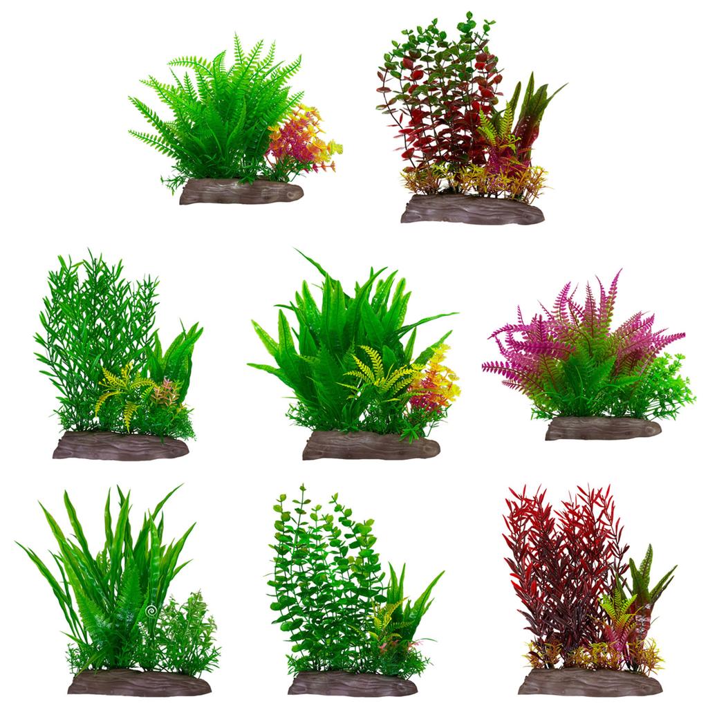Aquarium Decoration Realistic Water Grass Simulation Water Plant for Various Fishtanks Landscapes Fish Shelter Hideouts