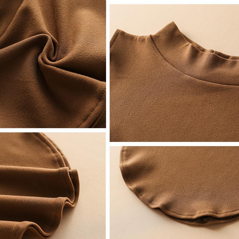 Поддельный воротник, универсальный повседневный внутренний артефакт, полувысокий воротник, защитный воротник из чистого хлопка, теплый воротник, закрывающий шею, средний воротник