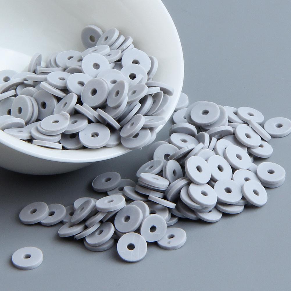 10 г бусин из полимерной глины сплошного цвета для браслетов и ожерелий - Разделительные бусины ручной работы