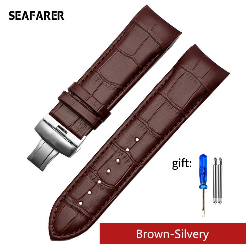 Watch Accessories for Tissot Tutu T035 Leather Strap T035627 T035617 T035407 T035410A Men's Watch Strap