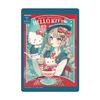 Акакура x Персонажи Sanrio 17 Hello Kitty [Коллаборационная иллюстрация] Прозрачный чехол с персонажем