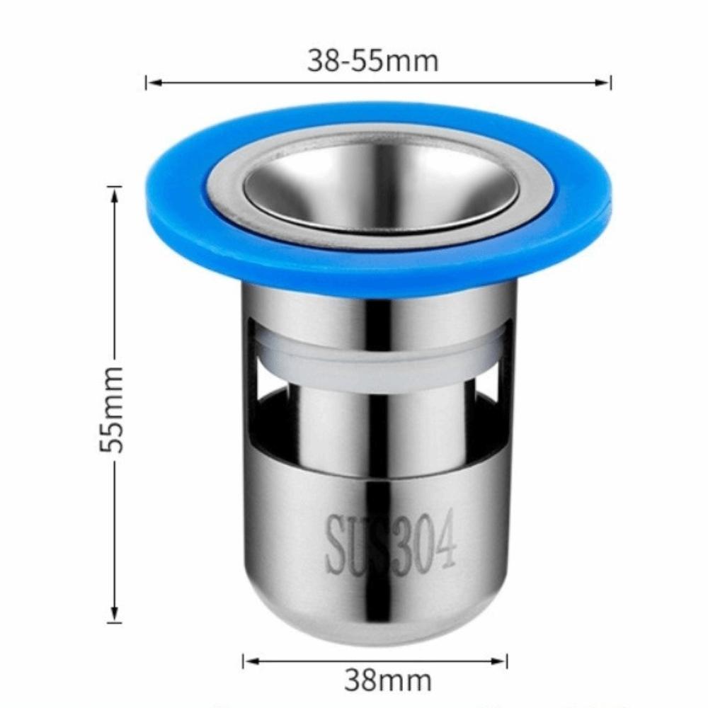 Защитный от насекомых сливное отверстие для пола Сердечник из нержавеющей стали Дезодорирующая крышка Новое сливное отверстие для канализации в ванной Дом