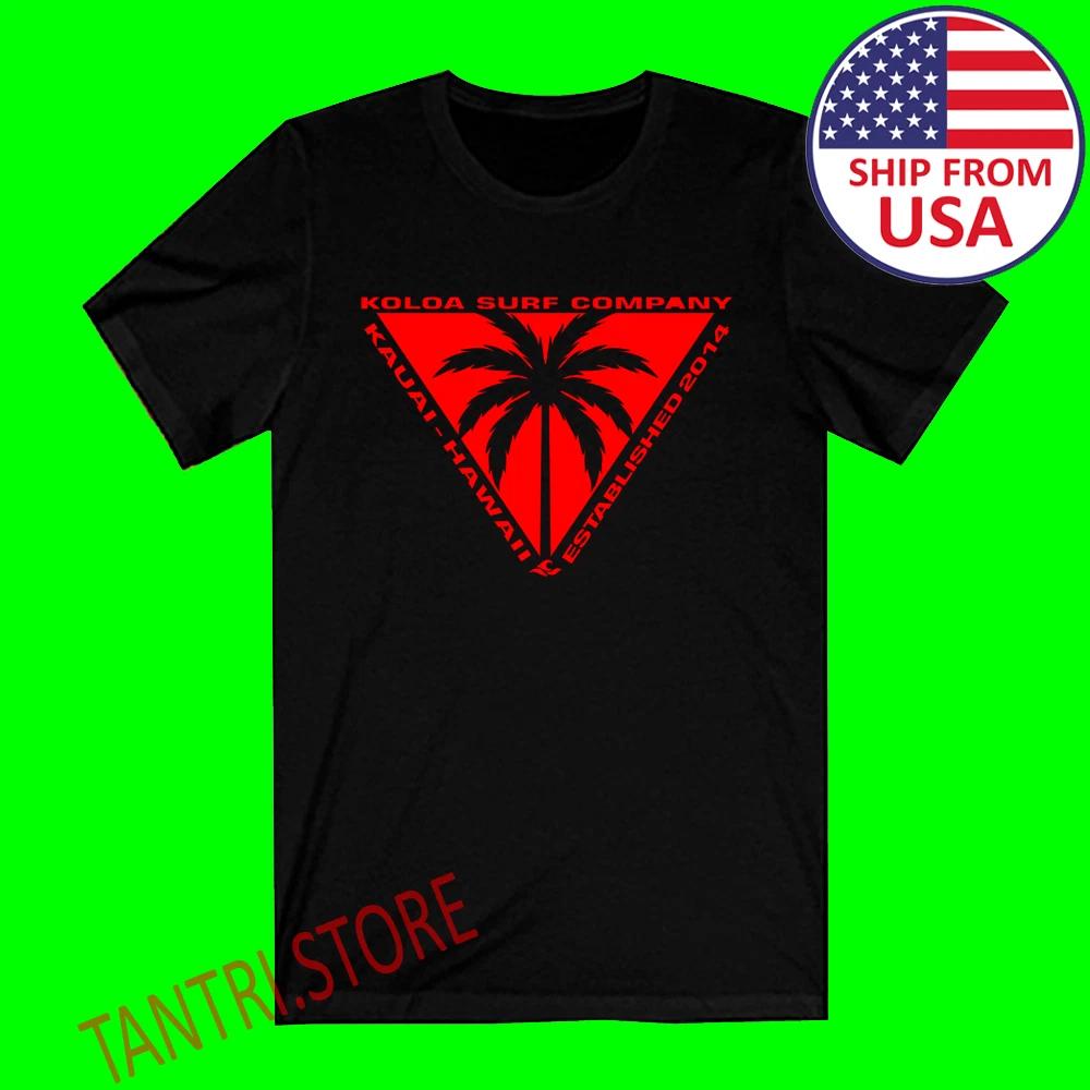 Koloa Surf Palm Men's Black Size S to 3XL