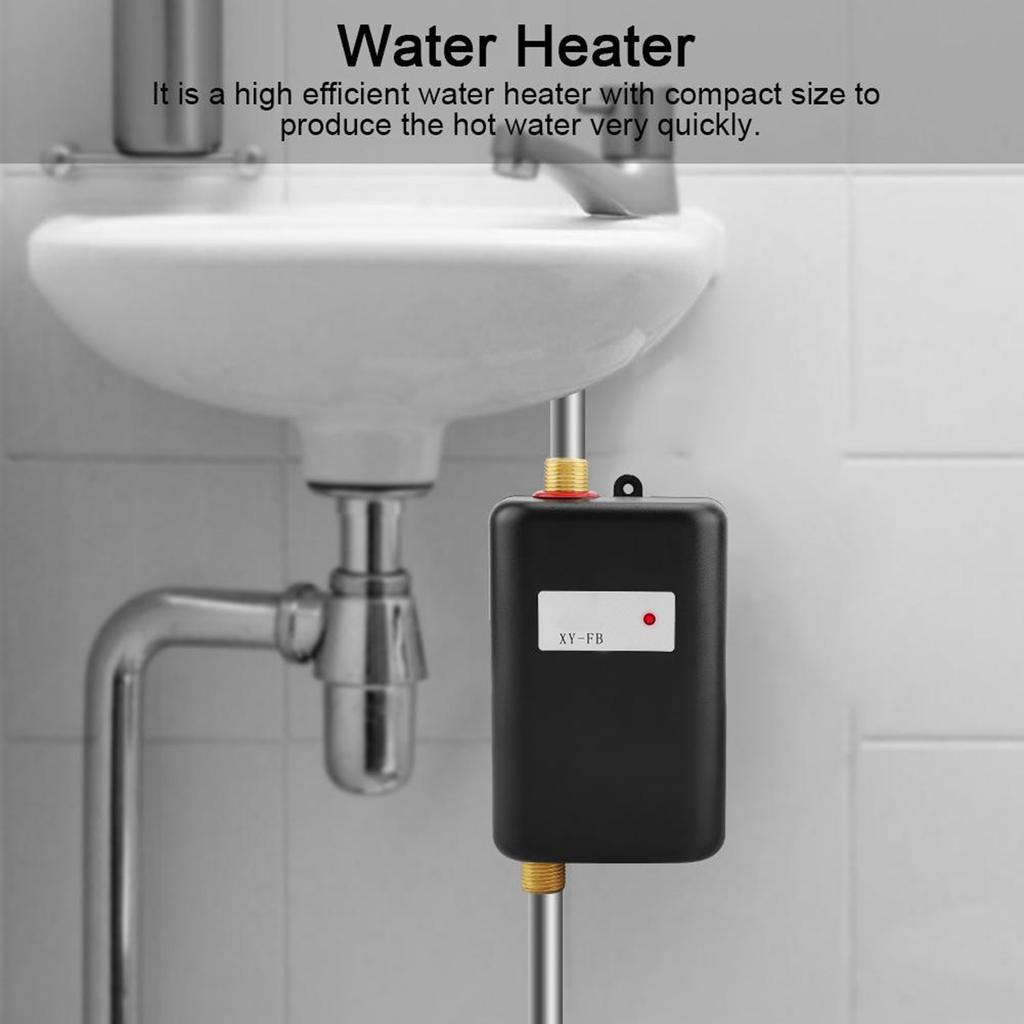 Household Dual Use Regulator Intelligent Kitchen Water Heater Mini Rapid Heating Machine with