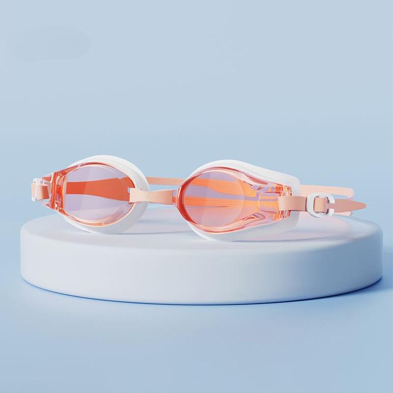 Очки для плавания с высоким разрешением, водонепроницаемые, противотуманные, для защиты глаз, для взрослых, регулируемые очки для плавания, очки, снаряжение для плавания