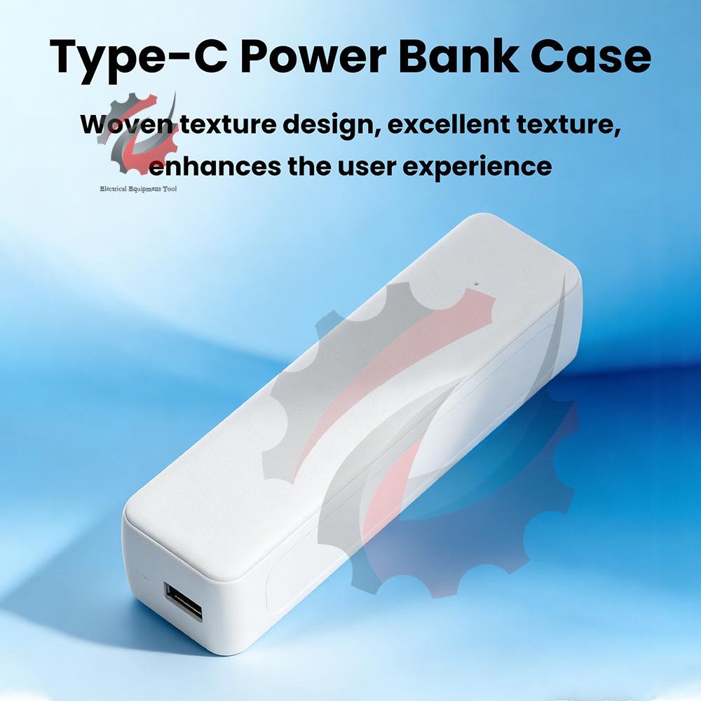DIY Mobile Power Case Type-C Need 21700 Battery Built-In Wire Welding Free Single Section for Portable Power Supply