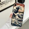 Чехол для телефона Funda для Apple iPhone 17 Pro Max Air 14 11 16 15 Pro 7 8 13 XR XS MAX 12 Мультяшная волна