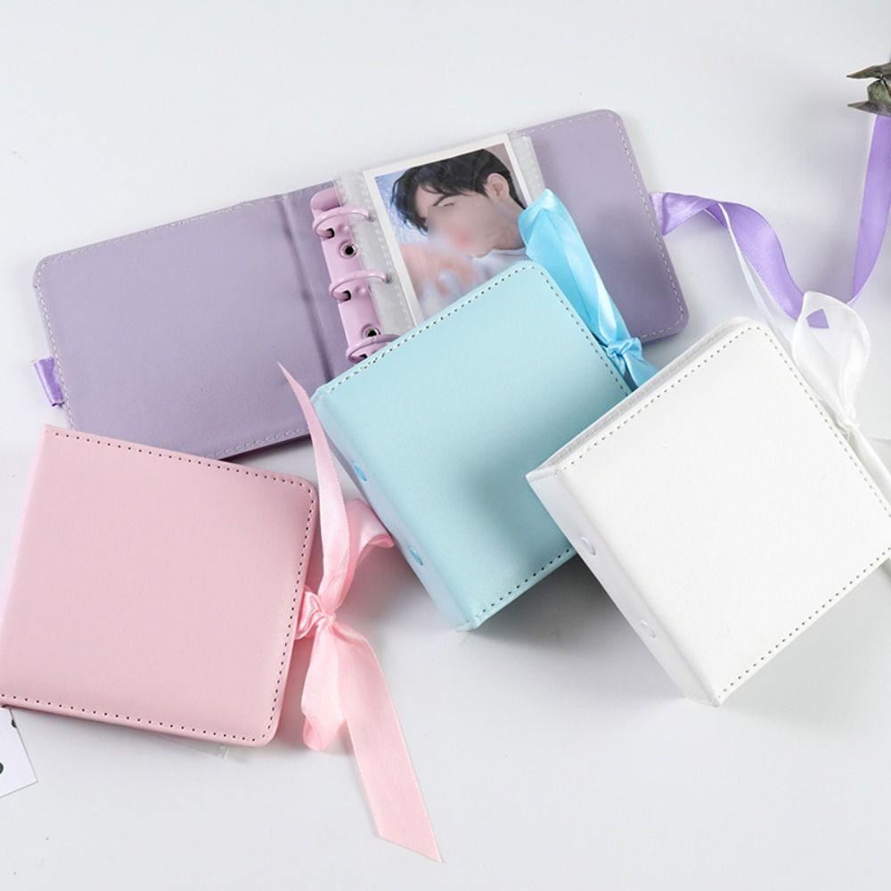 Мини-галстук-бабочка, фотоальбом, кожаный держатель для фотокарточек, самодельный переплет для фотоальбома