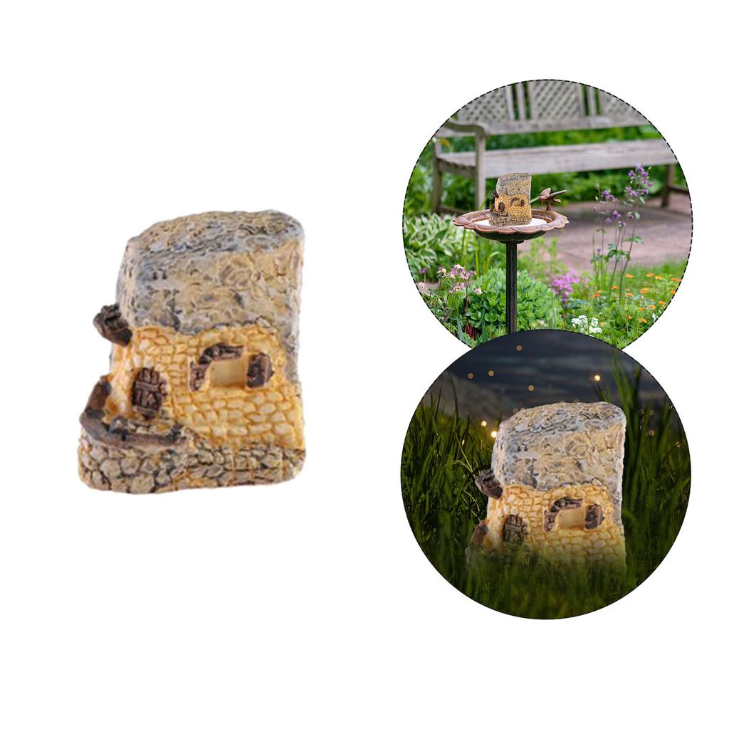Gardening Creative Micro Small House Villa Resin Decoration