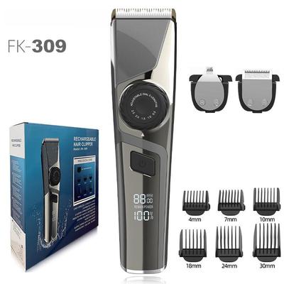 Профессиональная электрическая машинка для стрижки волос – быстрая зарядка, моющиеся лезвия, пять скоростей