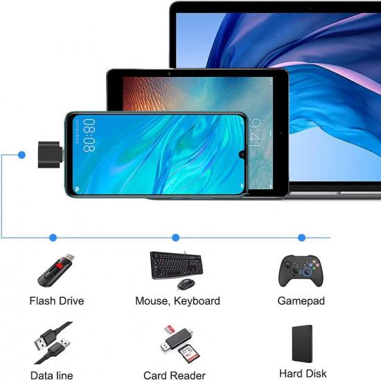 Micro USB To USB Converter For Tablet PC Android Usb 2.0 Mini OTG Cable USB OTG Adapter Micro Female Converter Adapter 3