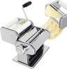 Manual Pasta Maker Machine with 6 Adjustable Thickness Settings 2-In-1 Noodles Maker for Spaghetti, Fettuccini, Lasagna