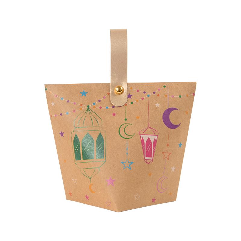5/10 шт. Подарочная коробка для конфет EID Mubarak, украшение на Рамадан, упаковка для подарков в виде печенья, 2024, исламские принадлежности для мусульманских вечеринок, домашний декор