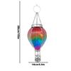 Solar Lanterns Solar Hot Air Balloon Lantern Flickering Flame Lights Chain Hook Hanging Waterproof Solar Lanterns For Yard Patio