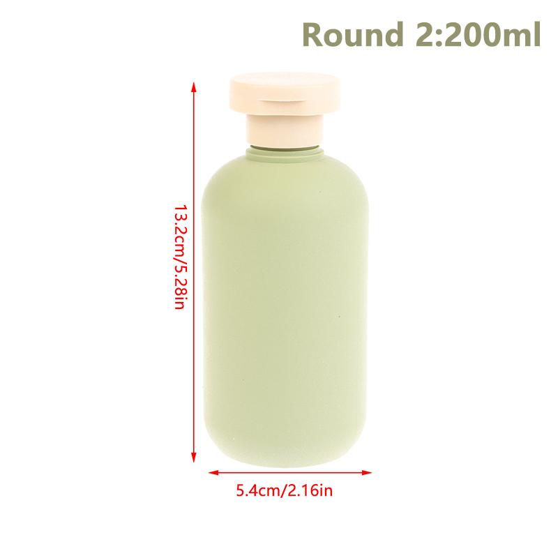 100ML-500ML Foaming Soap Dispensers Refillable Bottles Flip Lotion Bottles Avocado Green Plastic Shampoo Shower Gel