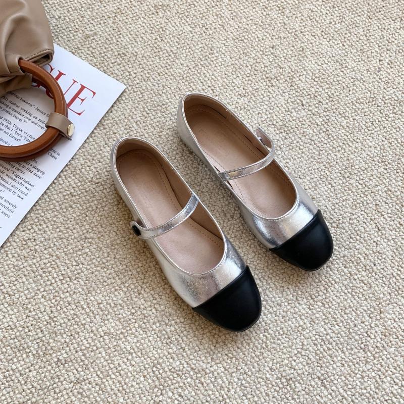 Французские ретро-туфли Мэри Джейн 2024 года, летние новые стильные модные универсальные удобные туфли на плоской подошве и платформе