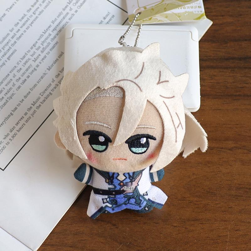 Genshin Impact Чиби Тарталья Плюшевый Подвеска Брелок Украшение