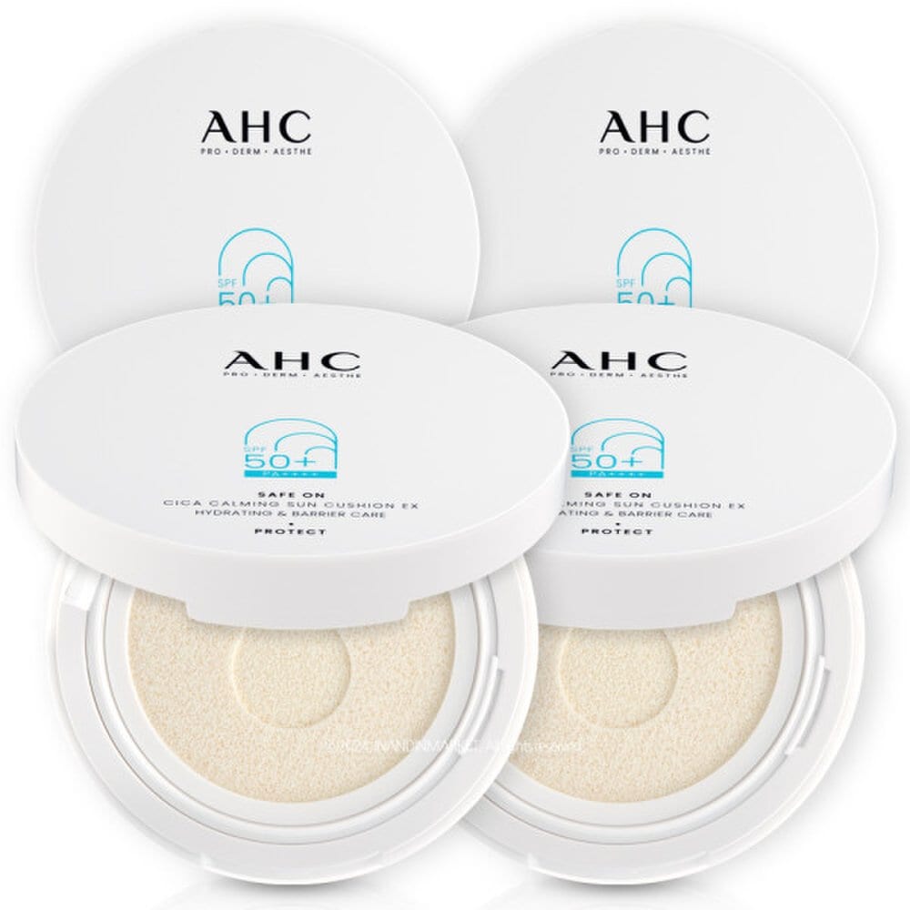 AHC Safe On Cica Успокаивающий солнцезащитный кушон EX Original x 2