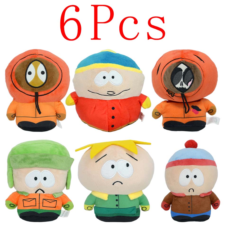2026 Anime Cartoon South Park Character Cartman Stan Butters Plush Doll Boy Kid Stuffed Toy For Children Christmas Gifts pillow