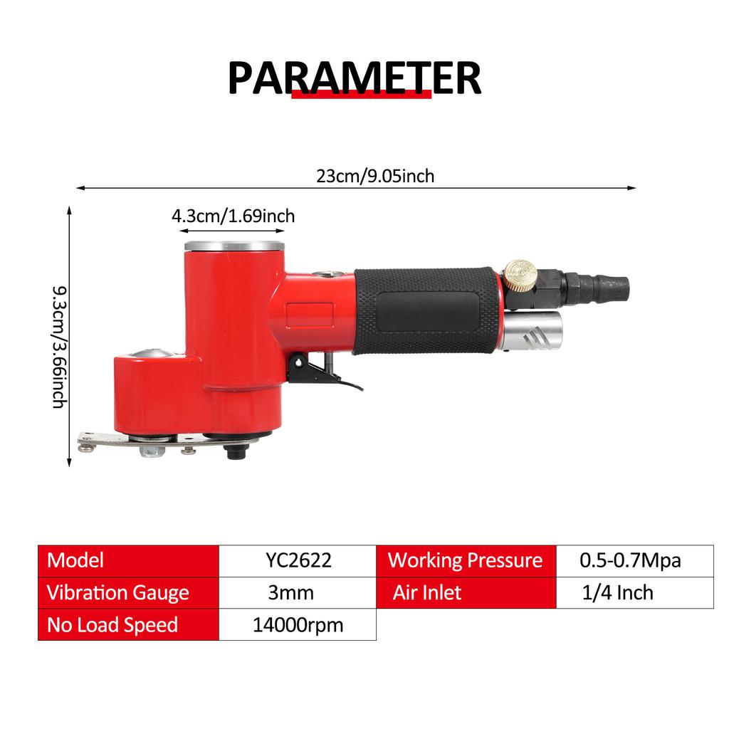 YC2622 Пневматический шлифовально-полировальный станок с возвратно-поступательным движением, мини-пневматический шлифовальный станок с прямой линией