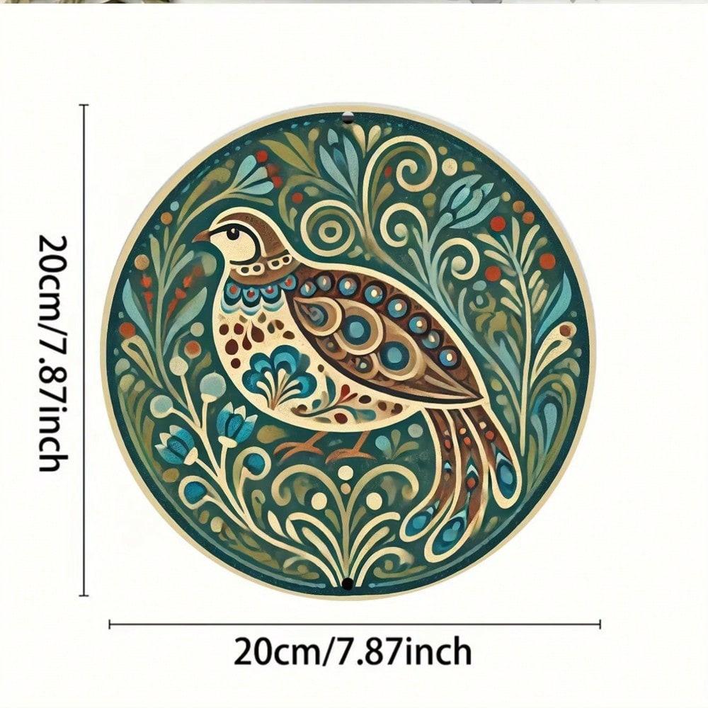 Vintage Metal Wall Basket Artificial Apples Checkered Linen Farmhouse Kitchen Decor