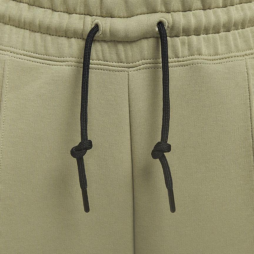 Nike Спортивные штаны Tech Fleece вязаные женские оливково-зеленые FB8331-276