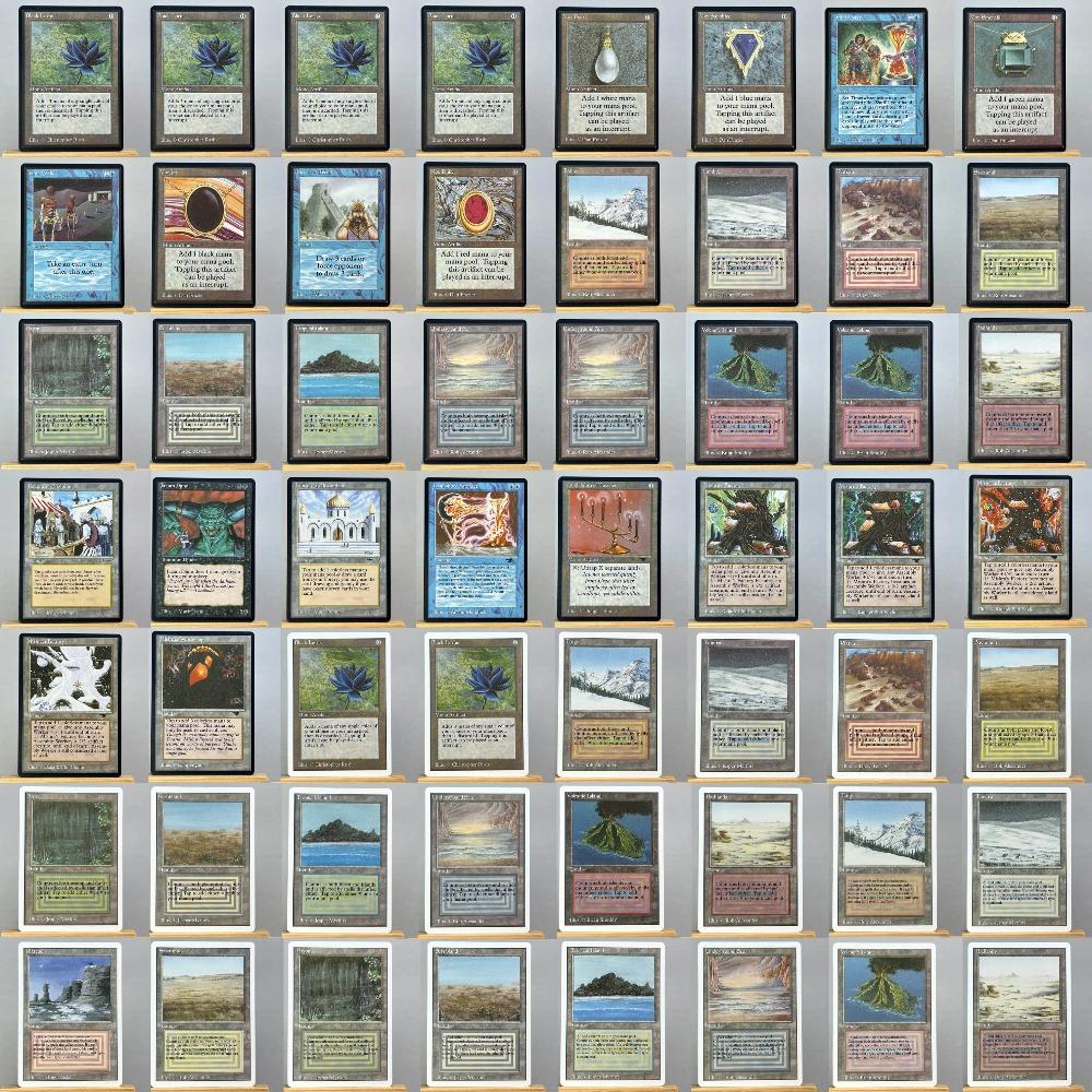 Whole Set TCG Cards for Home Play Proxy magical power9 beta fetch lands VMA dual shock land The One Ring gathering Sol Ring