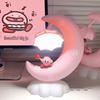 Kirby Moon Night Light - Cute Bedside Lamp & Sleep Aid Gift for Girls