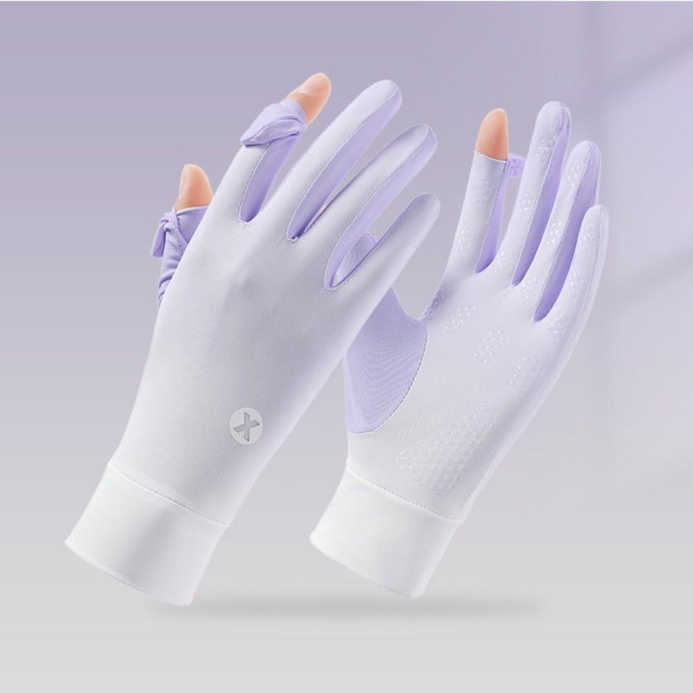 Gradient Sun Protection Gloves Thin Touchscreen Gloves  for Driving,Golf,Hiking