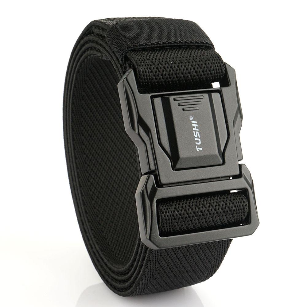 Улучшенный мужской нейлоновый ремень со второй генерацией металлической пряжкой, быстросъемный, тактический, для путешествий и походов