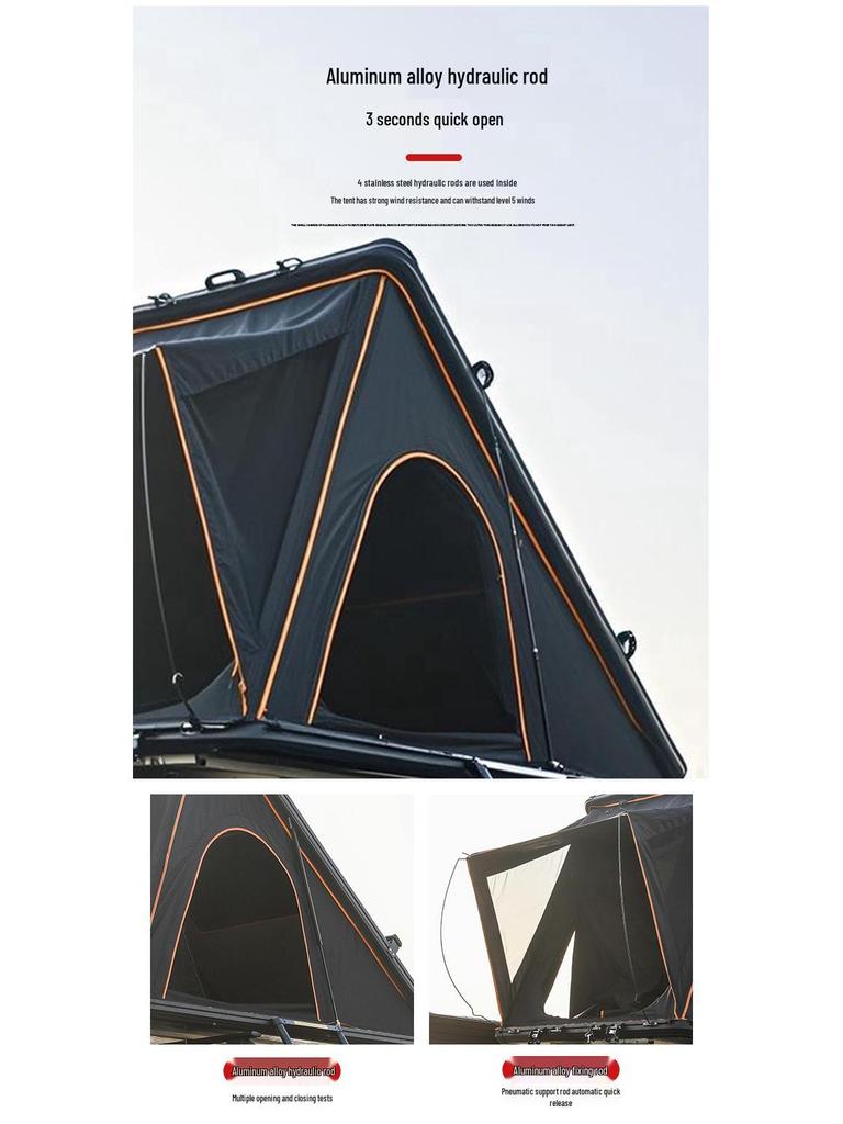 Automatic Hydraulic Aluminum Alloy Car Camping Tent - Rainproof for Outdoor and Self-Driving Tours