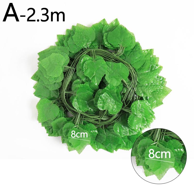 Strands Artificial Lvy Leaf Vine Garland Fake Foliage Hanging Plants