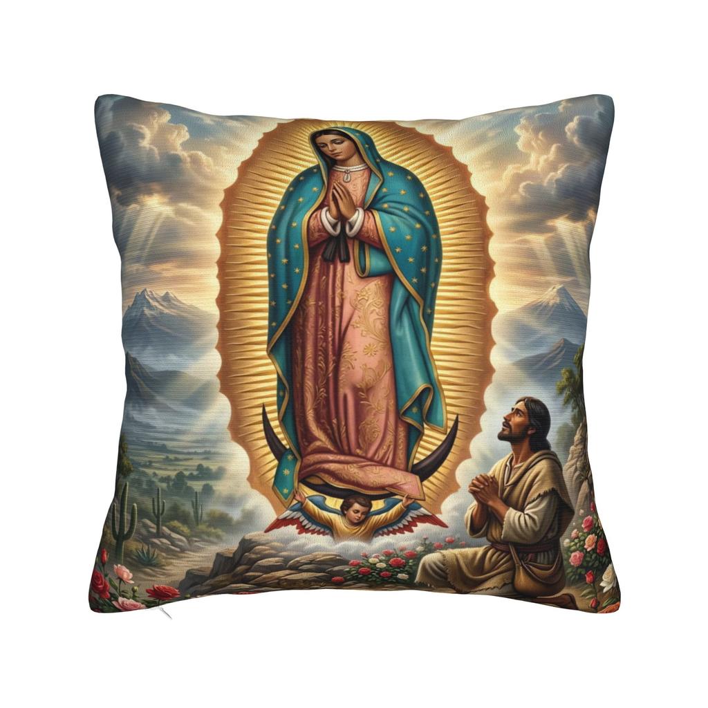 Pillow Cover Our Lady of Guadalupe Cute Funny Pillow Case For Living Room Sofa Pillowcases