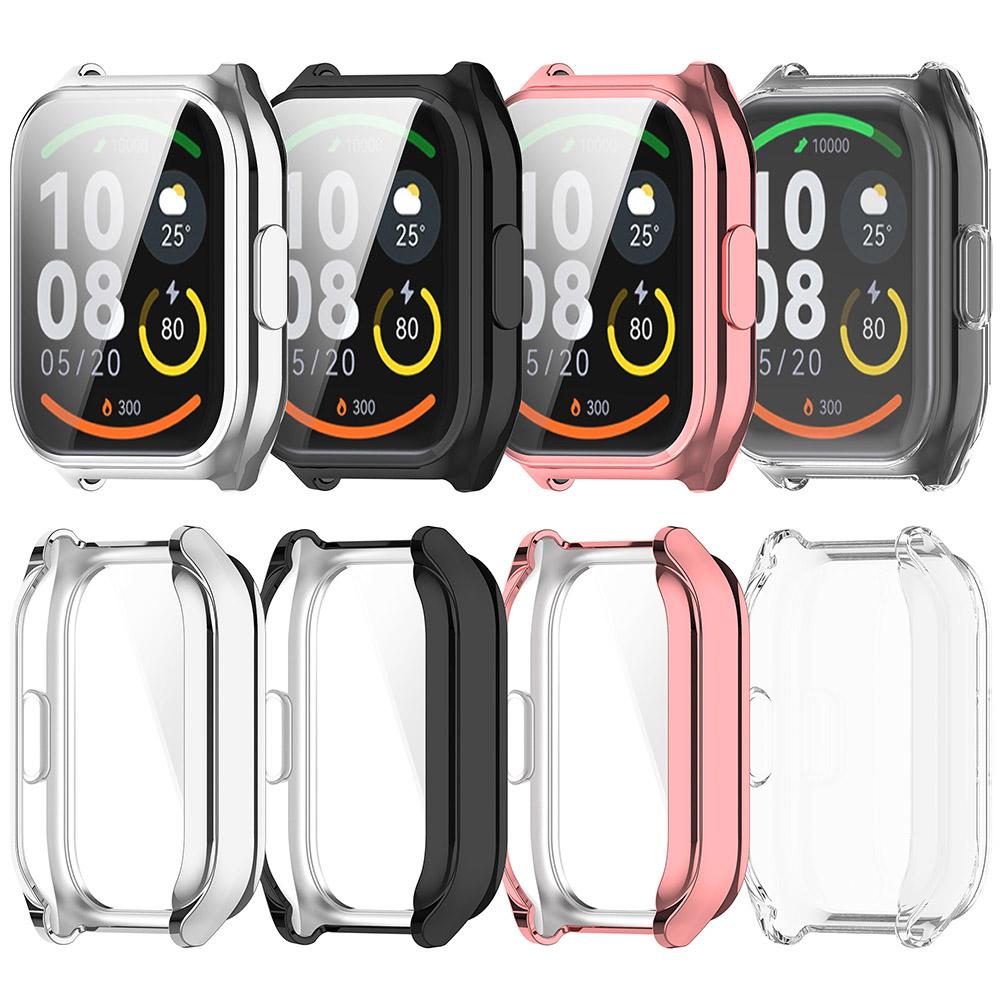 Чехол для Haylou Watch 2 Pro / LS02 Pro с защитной пленкой для экрана часов, оболочка из мягкого и прочного ТПУ, полный чехол, аксессуары