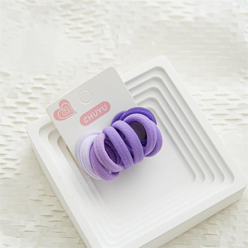 10pcs Kids Elastic Hair Bands Girls Sweets Scrunchie Rubber Band For Children Hair Ties Headband Baby Hair Accessories Headwear