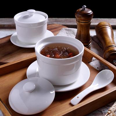 Керамическая кастрюля для тушения с крышкой - Водяная баня для десертов, сиропов, гуйлингао и супов