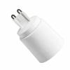 Metal Light Bulb Socket Adapter White Converter Durable Light Holder  Home