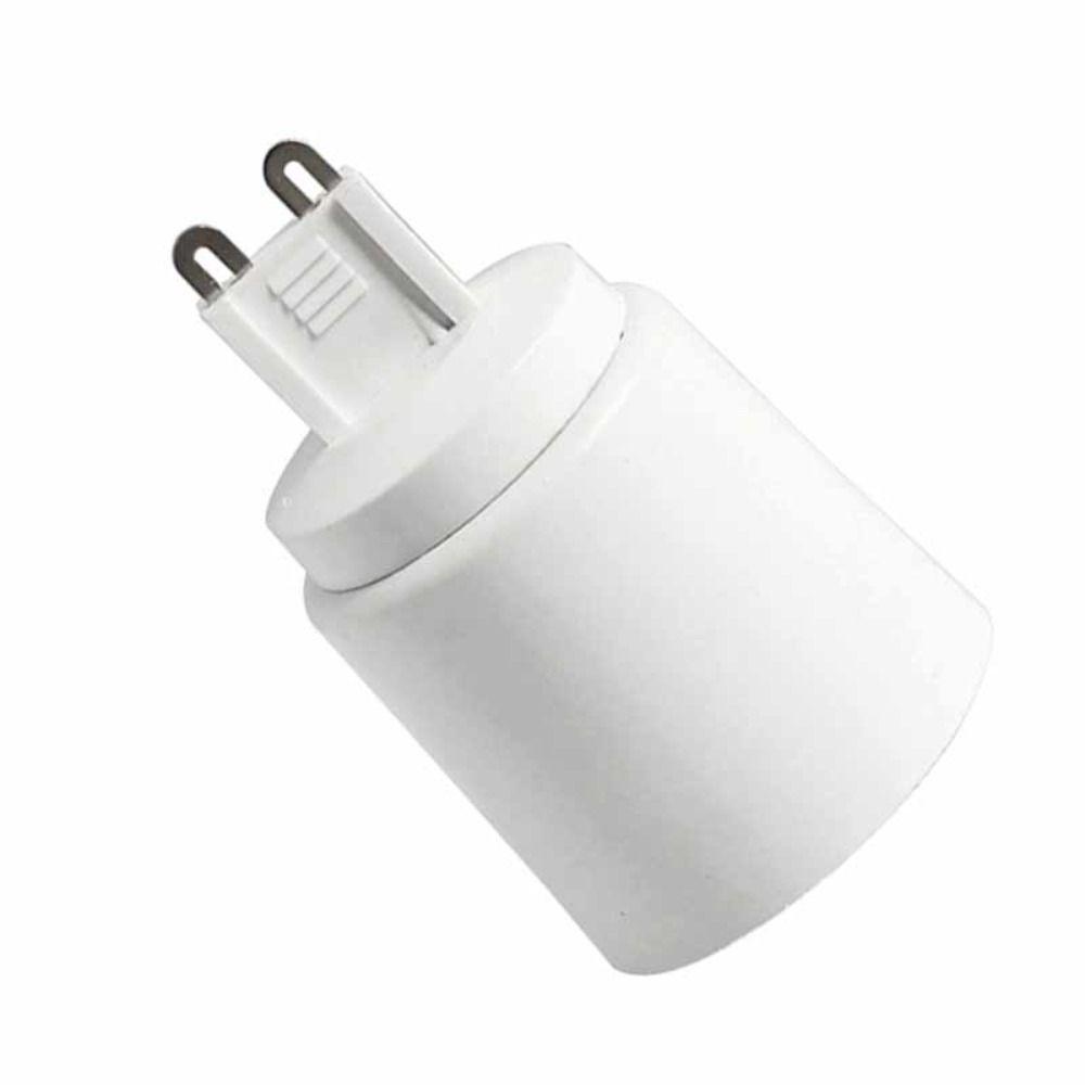 Metal Light Bulb Socket Adapter White Converter Durable Light Holder Home