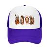 Boho Cowgirl Desert Music Collage Mesh Baseball Cap Casual Hat Outdoor  For Womens Unisex FeUnisex