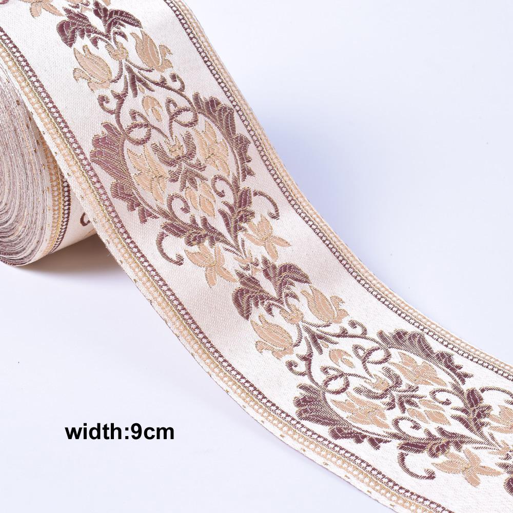 1 м красочная цветочная шотландская лента, рождественские ленты, кружевная ткань