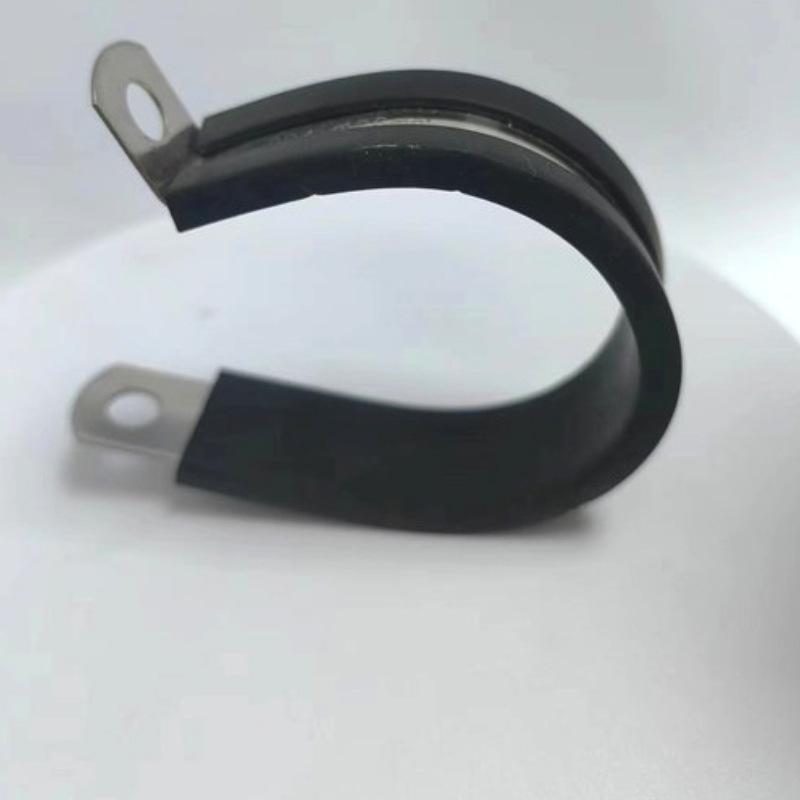 Sealing Strip Hose Clamp Cable Fixing Clip - R-Type Rubber Pipe Tightener