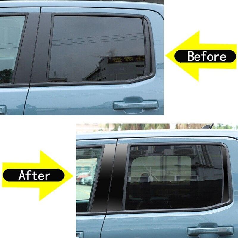 Автомобильные стойки стойки двери, окна, накладка, наклейки, наклейка для Ford Maverick Keyless 2022 2023, автостайлинг