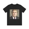 Bush Trump Presidential Art Short Sleeve Tee Shirt Graphic Print Crewneck Unisex