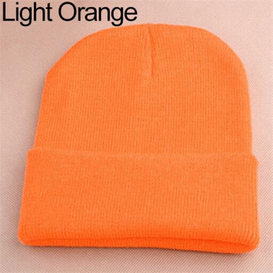Beauty Beanie Knit Ski Hip-Hop Winter Warm Elastic Wool Yarn Cuff Hat